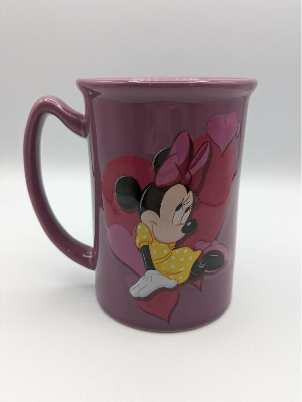 Disney 3D Minnie Mouse Purple Mug: World Class Sweetheart Edition